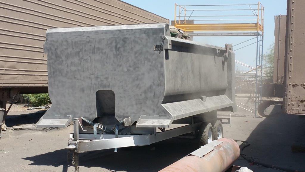 Trailer Media Blasting and Sandblasting in Phoenix AZ