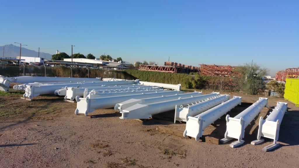 Ferris Wheel Parts by Kiwi Sandblasting and Painting