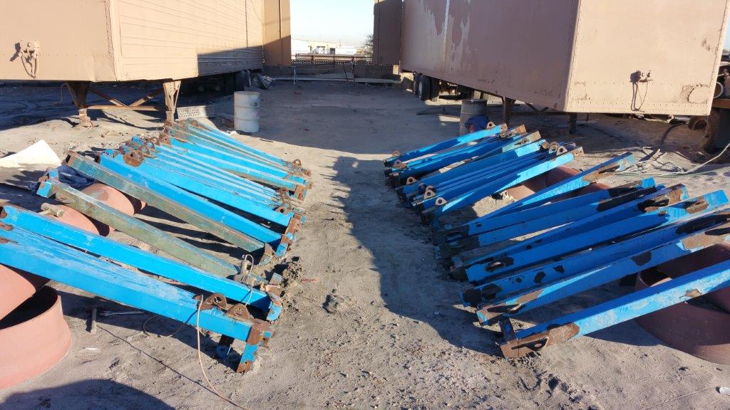 Ferris Wheel Powder Coat Removal Before by Kiwi Sandblasting and Painting