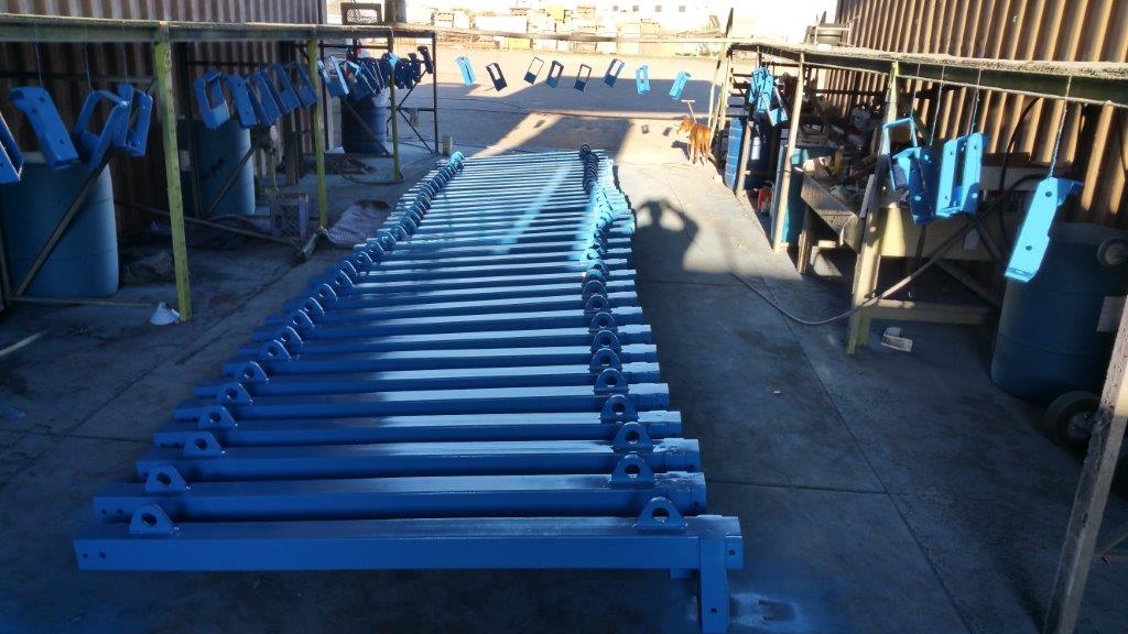 Ferris Wheel Primer And Paint After by Kiwi Sandblasting and Painting