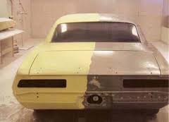 Sports Car Media Blasting After by Kiwi Sandblasting and Painting