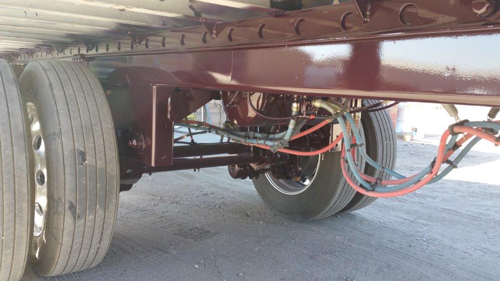 Big Rig After Sandblasting and Painting