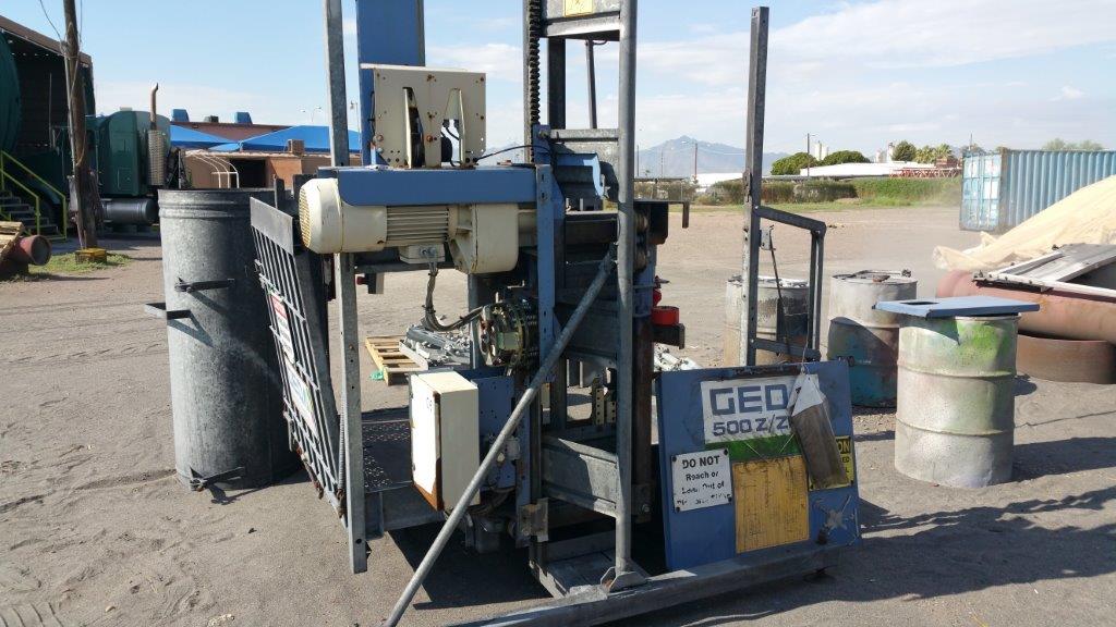 Elevator Parts Before Sandblasting